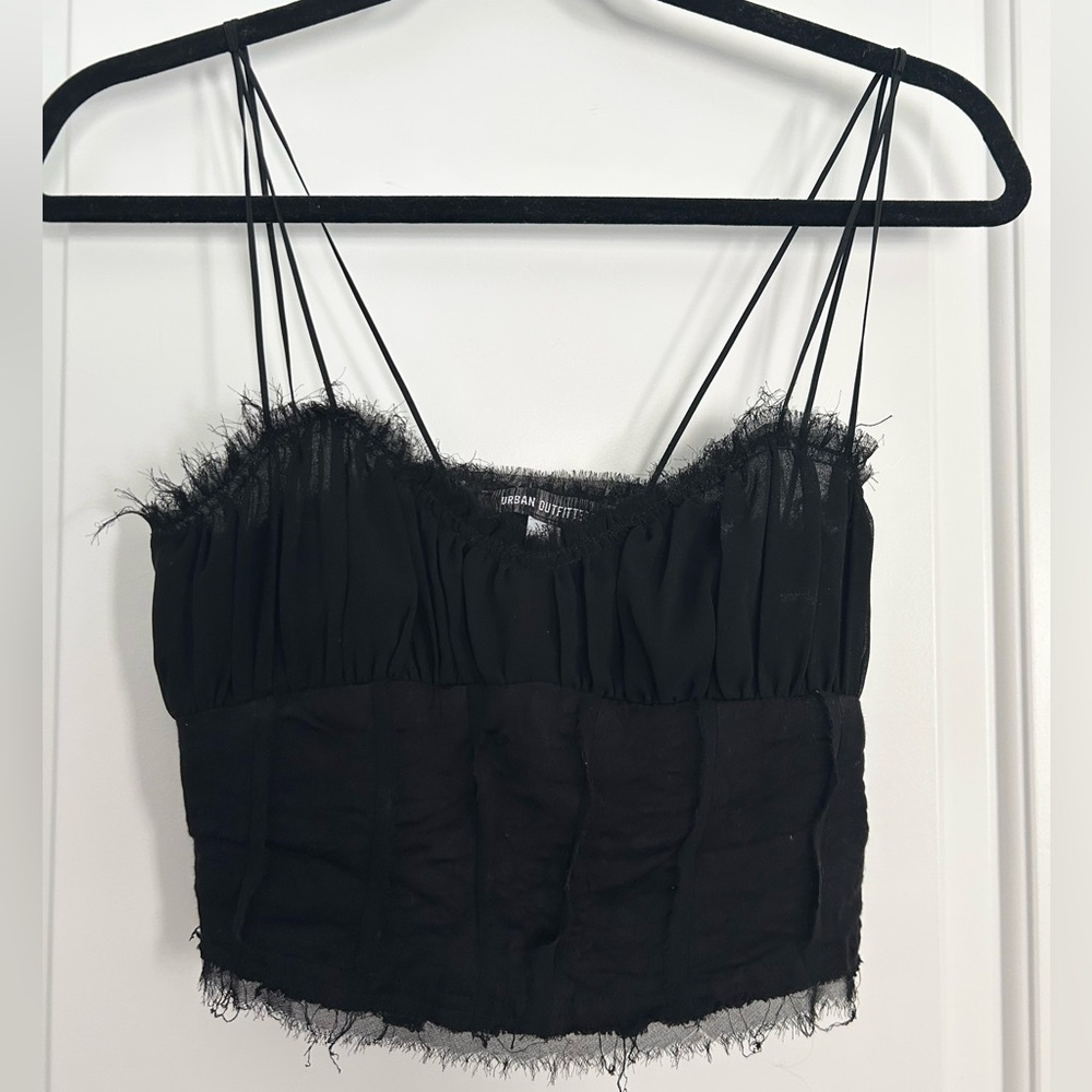 Urban Outfitters Black Crop Top